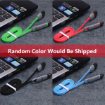 VAORLO laadimiskaabel 8 Pin Micro 2 in 1 andmekaabel Samsung Android iphone jaoks koos peakaitsega Stabiilne kiirlaadimine as in picture