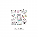 Armas &uuml;kssarviku kassi komplekt Aplikatsiooniga riided Termotransfer isetehtud Hot Tear T-s&auml;rk kleidid Uus disain Laigud triikida T-s&auml;rk kleidid