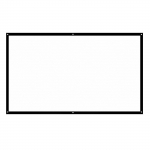 120-tolline 16:9 projektoriekraan, kaasaskantav HD-projektsioonekraan, kokkupandav seinale kinnitatav kodukino jaoks 100-inch