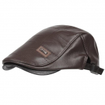 Peaked Cap Newsboy M&uuml;tsid Meeste Driving Ivy Klassikaline Retro Gentleman Flat Cap Meeste Baret Cap Trucker Hat pruun