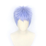 Tokyo Revengers Takashi Mitsuya Cosplay parukas Anime lilla gradient l&uuml;hikeste juustega, soojuse s&uuml;nteetilisest kiust juuksed + tasuta paruka m&uuml;ts meestele sinine