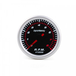 Dynoracing 2'' 52 mm universaalne suitsul&auml;&auml;tse automaatne tahhomeeter, valge LED 0-8000 p/min m&otilde;&otilde;diku autom&otilde;&otilde;tur