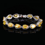 CMM luksuslikud h&otilde;bedav&auml;rvi veetilga rubiini kuupmeetri tsirkooniumoksiidi pulmade tennisek&auml;ev&otilde;rud amet&uuml;st