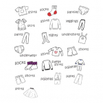 1-leheline PVC-kleebis Armas multikas kulumiskindel eemaldatav riidekapp lastele must