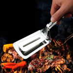 1tk Mirror 304 roostevabast terasest steigi klamber majapidamisk&ouml;&ouml;k multifunktsionaalne toiduklamber grill praetud kala praad k&uuml;hvel pannkook