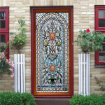 3D-tapeet, isekleepuv uksesein, eemaldatav vin&uuml;&uuml;list kodukaunistus, kunstikleebis Puidust maastik Seinaplakat Kleebised Porte deursticker 90x200cm