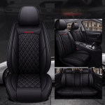 Kvaliteetsed autoistmekatted PU-nahast istmepadi eesmine ja tagumine poolitatud pingikaitse universaalne, sobib veoauto maasturile