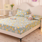 Paigaldatud linad kodu voodikatted suvised kevadtalvised elastsed madratsikatted (Ilma padjap&uuml;&uuml;rita) 90*200cm