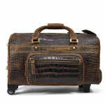 Ehtsast nahast k&auml;rukohver Retro veisenahast, suure mahutavusega pakihoidja &auml;rireisikott 47cm*23m*27cm