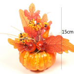 Kunstlik k&otilde;rvits vaher marja p&auml;evalill granaat&otilde;un t&auml;nup&uuml;ha Halloween siseruumides v&auml;ljas kodu lauakeskus p&uuml;hadekaunistused HQ-148- flower-