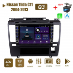 Android autoraadio multimeedia videopleier Nissan Tiida C11-le 2004-2013 Nupuga Carplay WiFi BT 2 Din 2+32GB 1+16GB