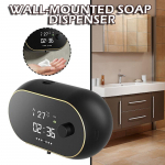 DL 450ML veekindel puutevaba automaatne vedelvahu seebi dosaator k&auml;tepesu seinakinnitusandur, automaatne tuvastus must