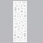 1 tk Star kaunistustega gradiendiga laserkleebis isetehtud PVC materjalist v&auml;ljal&otilde;igete albumi kaunistuskleebis kirjatarbed HMM