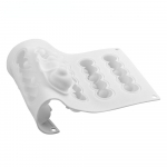 6 rida n&otilde;gusa palliga, pika ribakujulise silikoonvahuga koogivorm 3D k&uuml;psetust&ouml;&ouml;riistad magustoidukaunistus k&uuml;psetusn&otilde;ud YSX