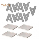 1 komplekti kingahoidja, suur mahutavus. Hoida korras Kergesti paigaldatav Kasulik &uuml;hiselamu r&otilde;du 2/3/4 kihti jalatsihoidja majapidamises Dual Layer oranž