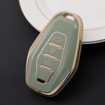 4 nupuga auto v&otilde;tme&uuml;mbris Chery Jetour X70 Plus Coupe X70s X90 X95 X70m X95pro kaugjuhtimispuldiga nutikas metallist nahast v&otilde;tmehoidja kate roheline