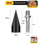 32/42/45/50 mm puidul&otilde;hkuja puurvasar puur k&uuml;ttepuul&otilde;hkuja puur ruut-/&uuml;mar-/kuusvarrega puur, poolitatud puurimist&ouml;&ouml;riist 50mm Round Shank