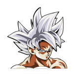 LLY-2062 armas multikas 3D Goku Populaarsed autokleebised PVC Anime autotarvikud P&auml;ikesekaitse veekindel kate kriimustuste kleebised 13 x 13 cm white