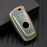 Pehme TPU auto kaugjuhtimispuldi v&otilde;tme&uuml;mbrise &uuml;mbrise kate puldikaitse tarvikud BMW 1 3 5 7 seeria X1 X3 X4 X5 F10 F15 F16 F20 F30 F18 F25 M3 M4 E34 jaoks valge