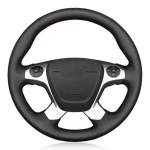 Auto rooli kate, pehme must kunstnahk Ford Transit Connect Tourneo Custom Grand Tourneo Connect jaoks Black Thread