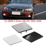 BMW 3. seeria E90 E91 320i 325i 330i 328i 2005-2008 jaoks auto esip&otilde;rkeraua esitulede pesuri pihustusjoa otsiku kaanekork unpainted left black