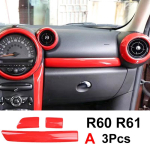 3 tk MINI ONE Cooper S JCW R60 Countryman R61 jaoks Auto armatuurlaua dekoratiivkaitse riba Sisemuse modifikatsioon Black White Check-A gray