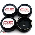 4 tk/partii OZ OZ v&otilde;idus&otilde;iduembleem 60 mm 65 mm auto ratta keskosa rummu korgid m&auml;rgi tarvikud auto ratta rummu katte muutmiseks 60MM punane