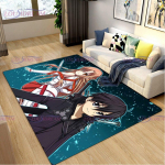 Anime Sword Art Online vaibad uksematid pl&uuml;&uuml;s tooli matt magamistoa vaibad elutuppa voodip&otilde;randa vaiba matt lastele vaip 40cm x 60cm