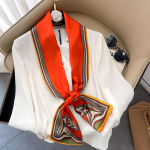 Kvaliteetsed luksuslikud siidist sallid peapael Sallid kaelasall naistele kett siidist sall naiste dekoratiivne sall 150-17cm