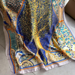 Kvaliteetsed luksuslikud siidist sallid peapael Sallid kaelasall naistele kett siidist sall naiste dekoratiivne sall 180-90cm