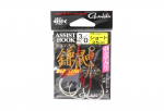 Gamakatsu 68324 GA-010 abikonks barbless kahekordne l&uuml;hike suurus 3/0 (0002)