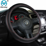 Autostiiliga rooliratta kate PU-nahast 37-38cm autode rattakatted libisemisvastased hingavad universaalsed autod must