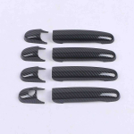 FOR SEAT IBIZA / SEAT CORDOBA 1993 - 2002 New Carbon Fiber Chrome Car Door Handle Covers trim Overlays Styling 1 KEYHOLE