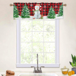 1 tk Magamistoa j&otilde;uluaken V&auml;ike lumememm K&ouml;&ouml;kkardin Sheer Tree Short Home Decor 137x45cm