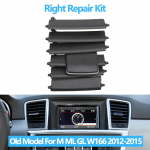 Auto esiosa keskmise vahelduvvoolu kliimaseadme ventilatsiooniava v&auml;ljalaskev&otilde;re liugusklambri remondikomplekt Mercedes Benz W166 W292 ML350 GL450 GLE jaoks Old Left