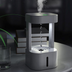 580 ml gravitatsioonivastane veepiiskade niisutaja, 3 režiimi, levitavad veetilgad Ultraheli jaheda udu udumasin LED &ouml;&ouml;valgusega white light