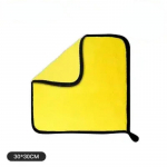 30x30cm autopesuri mikrokiust r&auml;tik autopuhastuskuivatuslapp, palistav autohoolduslapp detailidega autopesur&auml;tik 30*30cm kollane