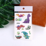 Glitter dinosauruse kleebis M&auml;nguasjad, v&otilde;ltsitud t&auml;toveeringud, laste k&auml;ekleebised