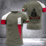 Poola armee meeste T-s&auml;rk Veteran Soldier Poola liputr&uuml;kk Meeste riided Suurem&otilde;&otilde;duline lahtine pullover O kaelusega l&uuml;hikeste varrukatega s&auml;rk L