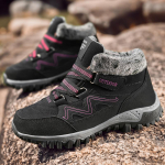 35-42 Talvised naiste puuvillased kingad Suusavastased saapad paksu p&otilde;hjaga v&auml;listingimustes suured lumesaapad 42 must