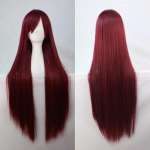 Naiste 80 cm pikad sirged parukad Mood Cosplay kost&uuml;&uuml;m Anime Hair Party Full Parukad
