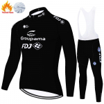 Thermal Smile FDJ rattakost&uuml;&uuml;m meestele, talves&auml;rk, m&auml;gijalgratas, 2023 XXXXL