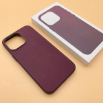 Peene kootud nahast &uuml;mbris telefonile IPhone 15 Pro Max 14 13 magnetiline juhtmevaba laadija silikoonist p&otilde;rutuskindel kaitsekate For iPhone 15