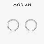 Modian 925 Sterling Silver Fashion Minimalism &Uuml;mmargused k&otilde;rvar&otilde;ngad naistele Kingitus Pulmad Ehted h&otilde;be