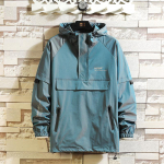 Kevadkapuutsiga vabaaja meeste jope T&auml;navar&otilde;ivad Windbreaker Bomber jakid jakk meestele XXXL