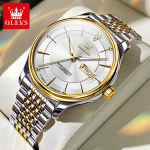 OLEVS k&auml;ekellad Lihtne topeltkalendriga mehaaniline k&auml;ekell Mood Uus veekindel meeste k&auml;ekell Meeste k&auml;ekell