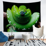 Snake Prinditud elutoakaunistus Seinale riputatav gobel&auml;&auml;n Joogamatt Vaip Kodukaunistus Art 100x150cm