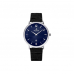 Westari profiiliga nahast rihm, sinine numbrilauaga kvarts 50219STN104 meeste k&auml;ekell