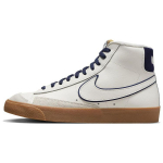 Nike Blazer Mid 77 Premium Sail Navy Gum Meeste Tossud Valge Kesk&ouml;&ouml;-Sinine Kumm-Keskmine-Pruun DQ7672-100 42