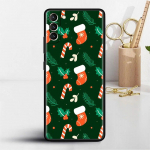 Snow Merry Christmas &uuml;mbris Samsung Galaxy S20 S22 S21 S23 FE S10 S9 Plus S8 Note 20 Ultra 10 Plus pehme telefonikesta jaoks Samsung S22 5G